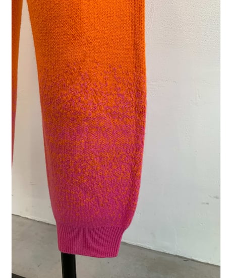 Gradation Knit Sweat Pants <Orange> 23HEAW-027