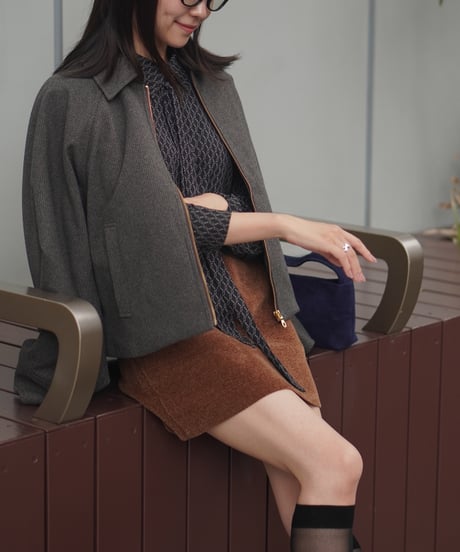 Print Tie Blouse