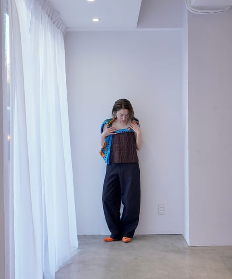 Vandal chic camisole <brown>