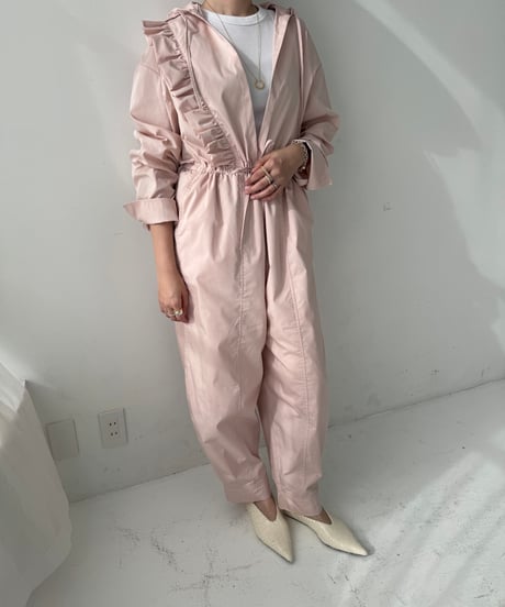ruffle jump suits   24HESP-032