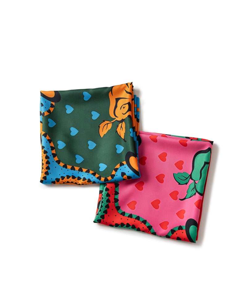 アンティーク ソサイエティシルク手刺繍 スィートピー 菫 スカラップドイリー アンティーク ソサイエティシルク手刺繍 スィートピー 菫