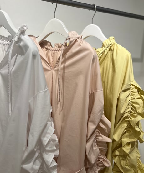 ruffle sleeve shirts   24HESP-033