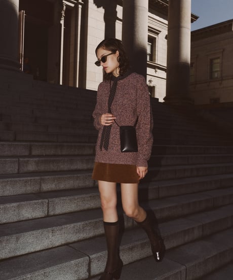 Velour Skort