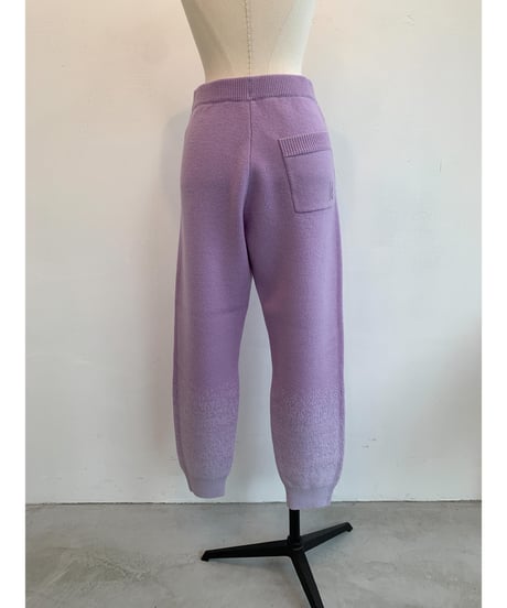 Gradation Knit Sweat Pants <lavender> 23HEAW-027