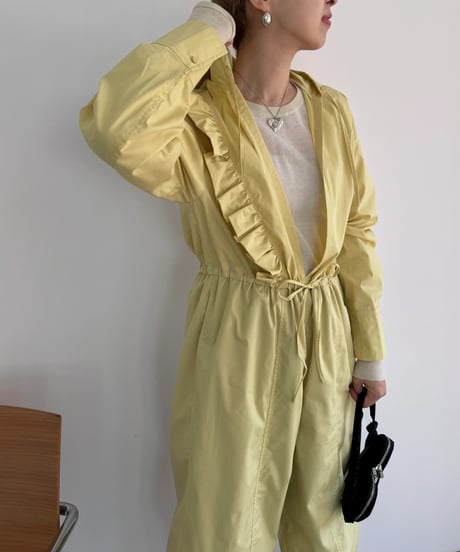 ruffle jump suits   24HESP-032