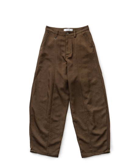 Glossy Budding Pants 24AWHE-045<brown>