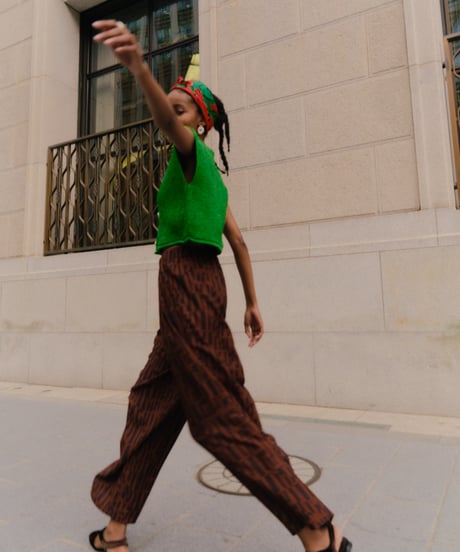 Vandal chic pants <brown>