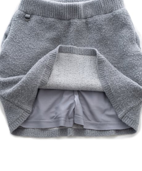 Loop Jacquard Skort 24AWHE-048<gray>