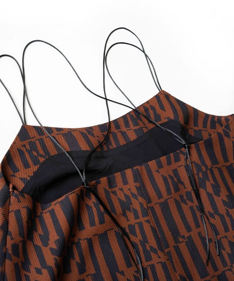 Vandal chic camisole <brown>