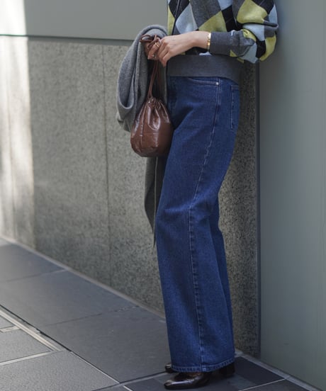 Sleek Flare Denim Pants