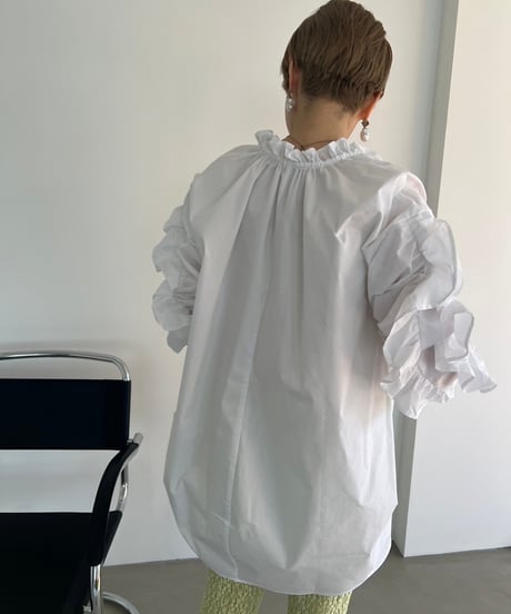 ruffle sleeve shirts   24HESP-033