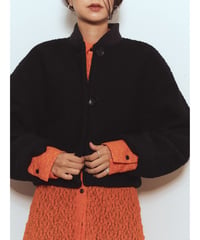 Roving Tweed Blouson <Black> 23HEAW-020
