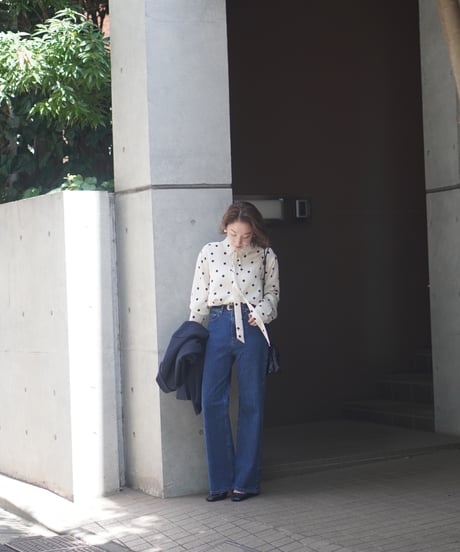 Sleek Flare Denim Pants