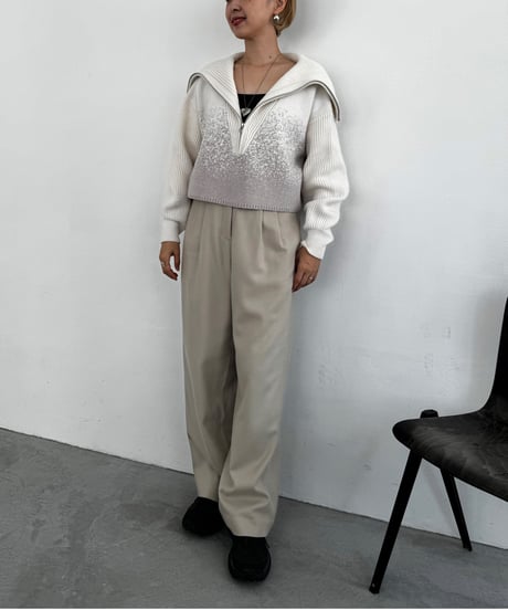 Dress Track Pants 24AWHE-042<beige>