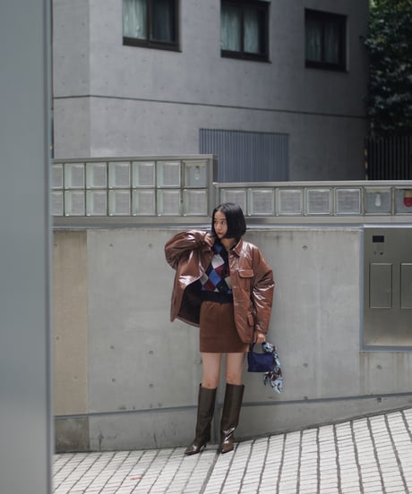 Argyle Knit Cardigan