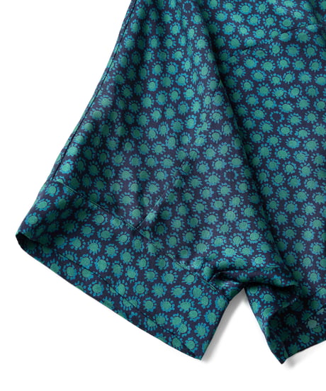 Vintage veil shirts <navy green>