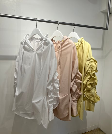 ruffle sleeve shirts   24HESP-033