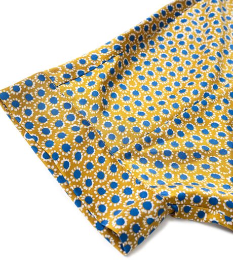 Vintage veil shirts <yellow blue>