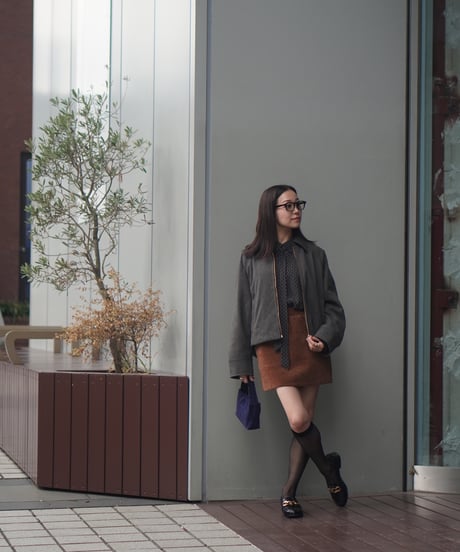 Velour Skort