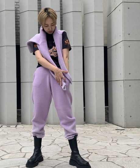 Gradation Knit Sweat Pants <lavender> 23HEAW-027