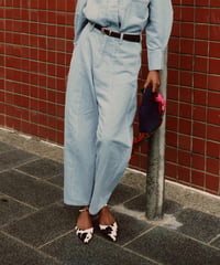 Blue heist pants