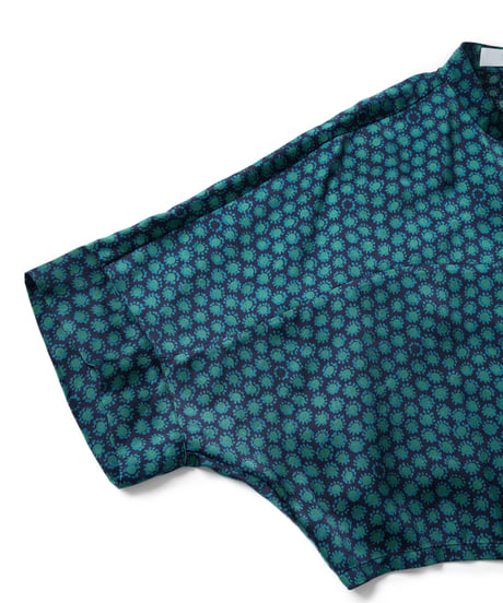 Vintage veil shirts <navy green>