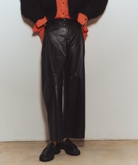 Vegan Leather Pants <Black> 23HEAW-018