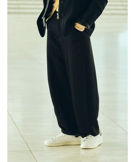 Glossy Budding Pants 24AWHE-045<black>