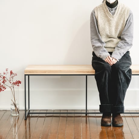 【受注生産／neighbor】PUBLIC BENCH / shikaku（パブリックベンチ／しかく）w120cm