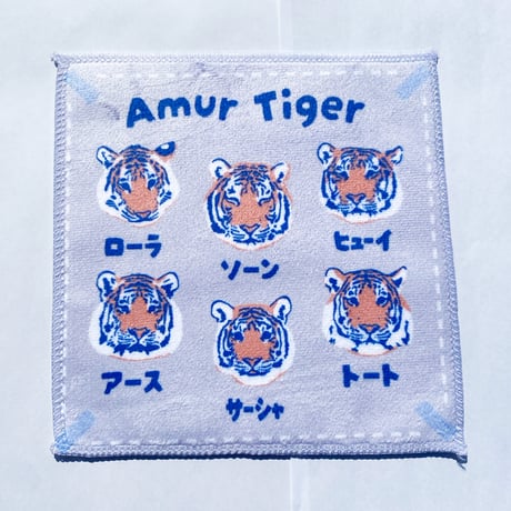 HAMAZOO トラファミリーグッズ タオルハンカチ