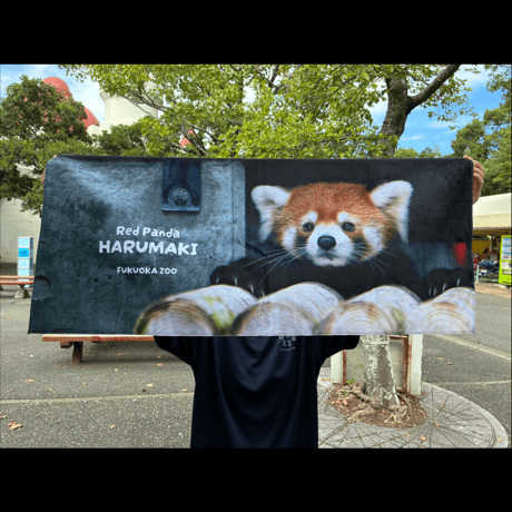 FUKUOKA ZOO RED PANDAS　フェイスタオル