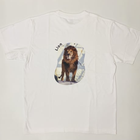 【全１種】ライオンバックプリント半袖Tシャツ