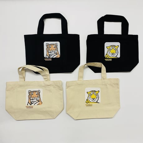 【全4種】キャンバスプリントトート（S）インナーポケット付