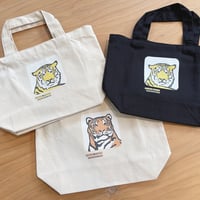 【全4種】キャンバスプリントトート（S）インナーポケット付