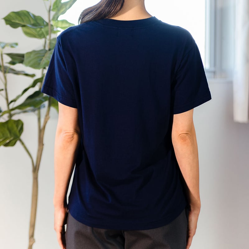 オーガニックコットンTシャツ【Navy】 | AMES BALANCE