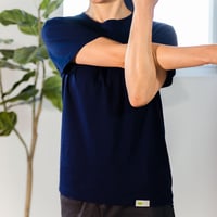 オーガニックコットンTシャツ【Navy】