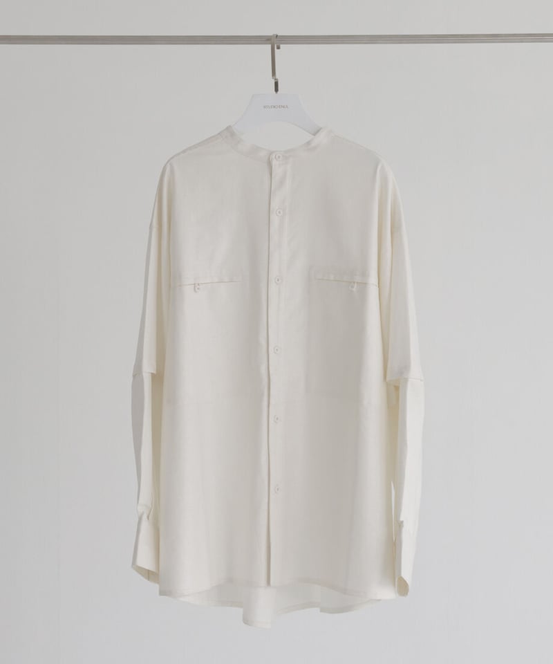 2way band collar shirt | STUDIO ENUL