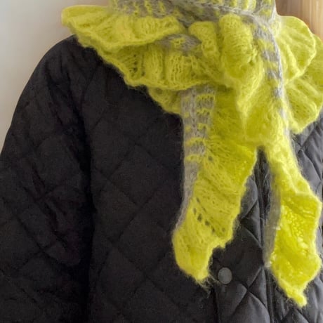 【棒針編みダウンロード編み図】Lumi Scarf（リュミスカーフ）
