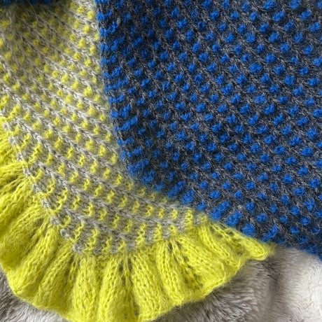 【棒針編みダウンロード編み図】Lumi Scarf（リュミスカーフ）