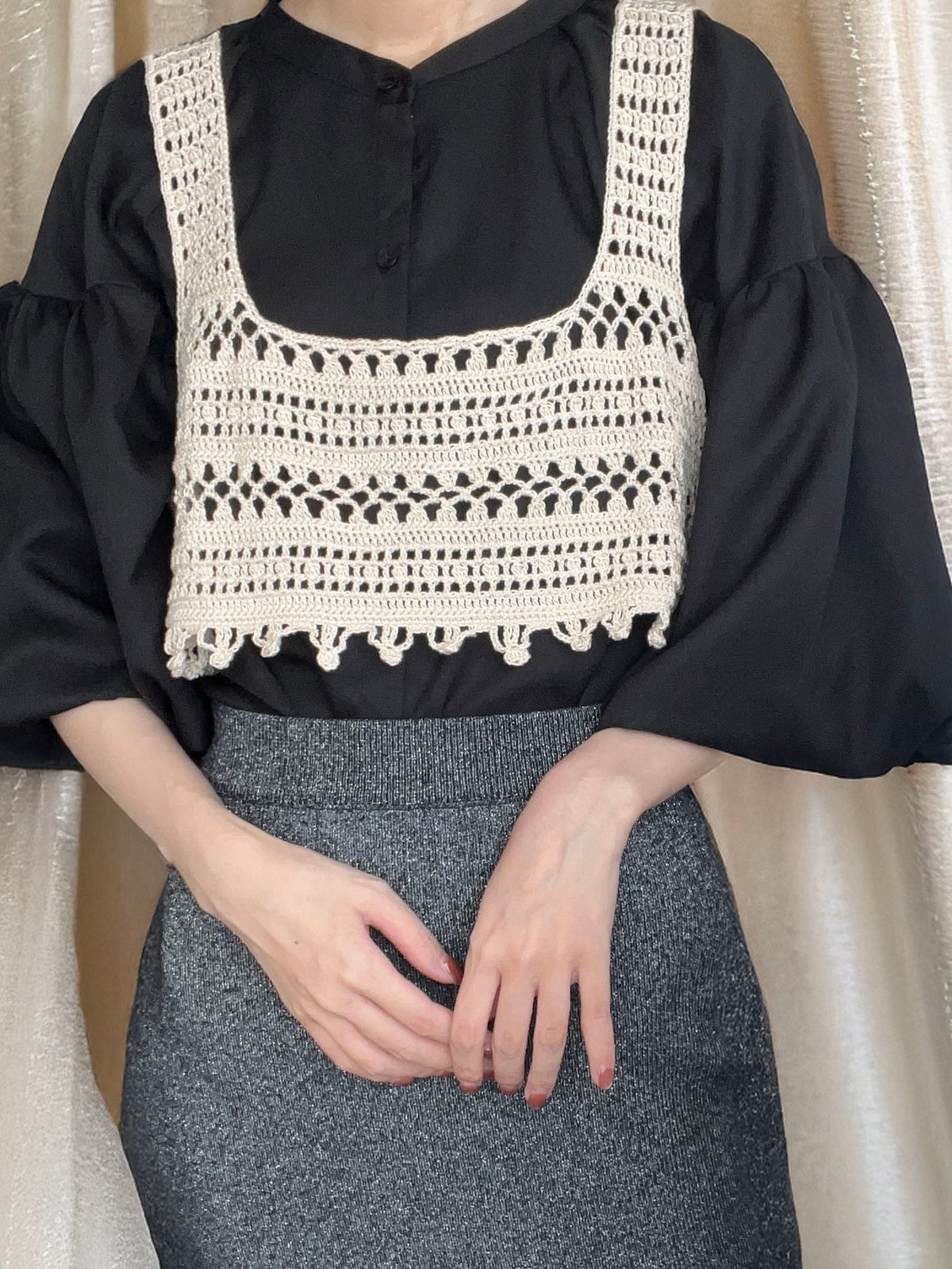 かぎ針編み無料ダウンロード編み図】ビスチェ | chan.N Knitting&Crochet