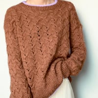 【棒針編みダウンロード編み図】Rustle Sweater