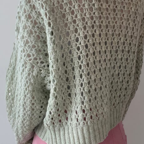 【棒針編み&かぎ針編みダウンロード編み図】Menthe Cardigan