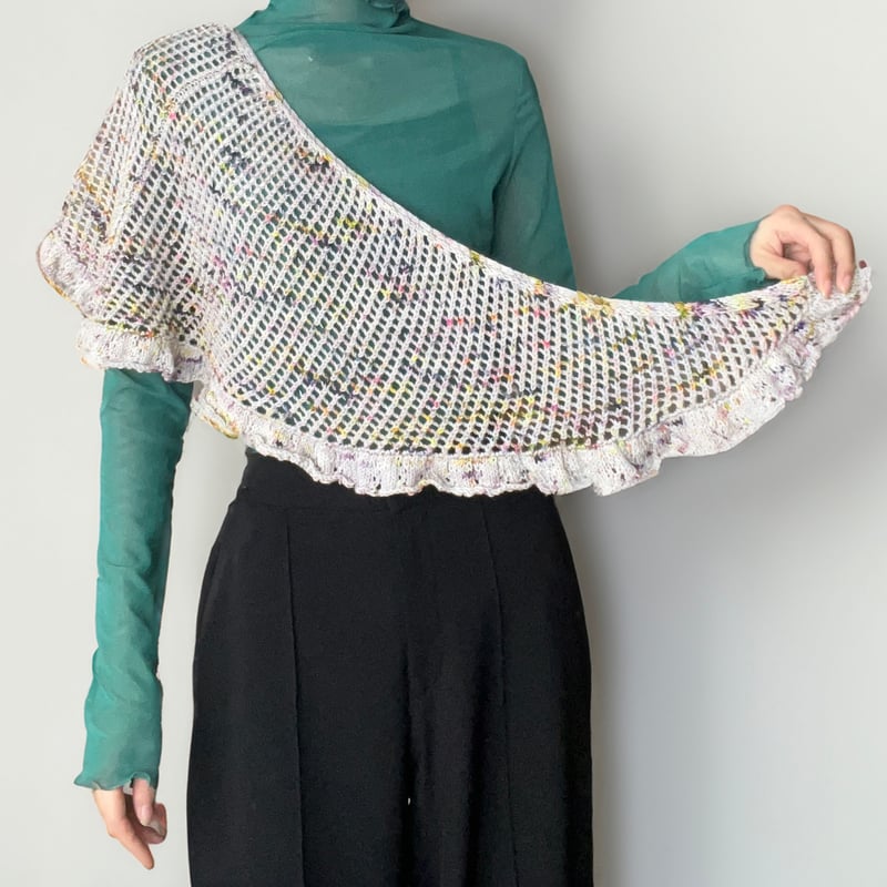 春秋用 ショール フリル付き はっちゃん様オーダー 春秋用 ショール