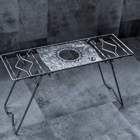 ラスファクトリ　ロストル３６０（ブラスト窒化処理）ステッパー１２０（ショート） ロストル360・ギザプレート(表面加工無し・鉄)ステッパー120(ショート