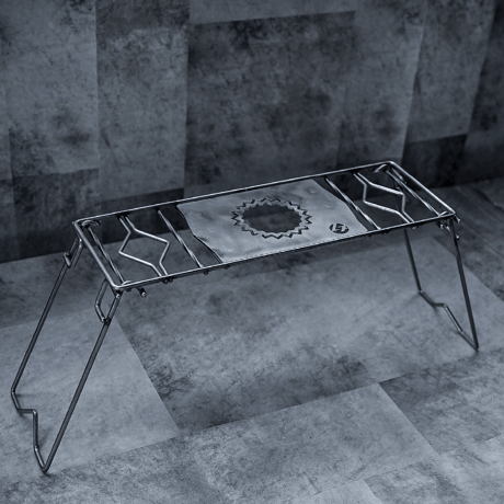 ラスファクトリ　ロストル３６０（ブラスト窒化処理）ステッパー１２０（ショート） ロストル360・ギザプレート(ブラスト窒化処理)ステッパー120