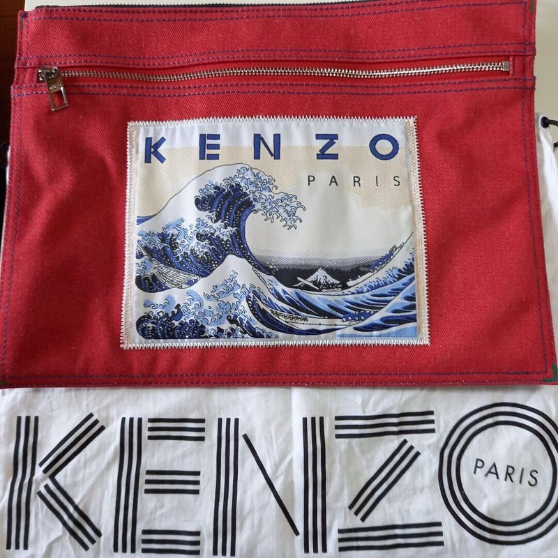 ☆KENZO ケンゾー 虎 タイガー デニム バック リュック ネイビー-