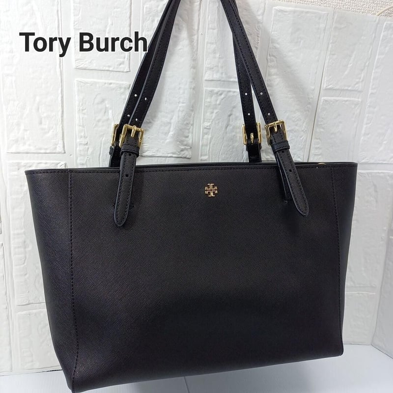 TORY BURCH 】トリーバーチ バッグ ハンドバッグ レザー ブラック