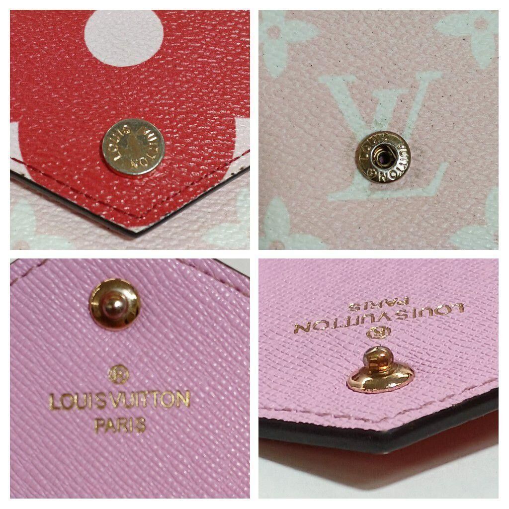 【極美品】ルイヴィトン　 ポルトフォイユゾエ　M67641 ジャイアント　ピンク fit=scale-down,w=1200