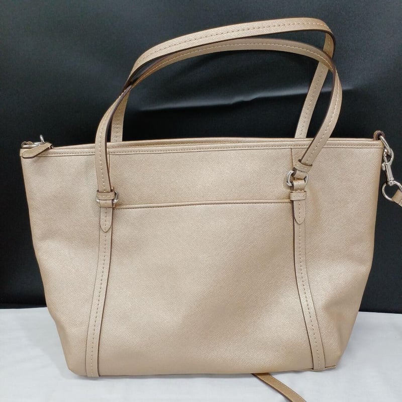 COACHバック コーチペイントレザー 25667ゴールド2way トート | SHOP YUN