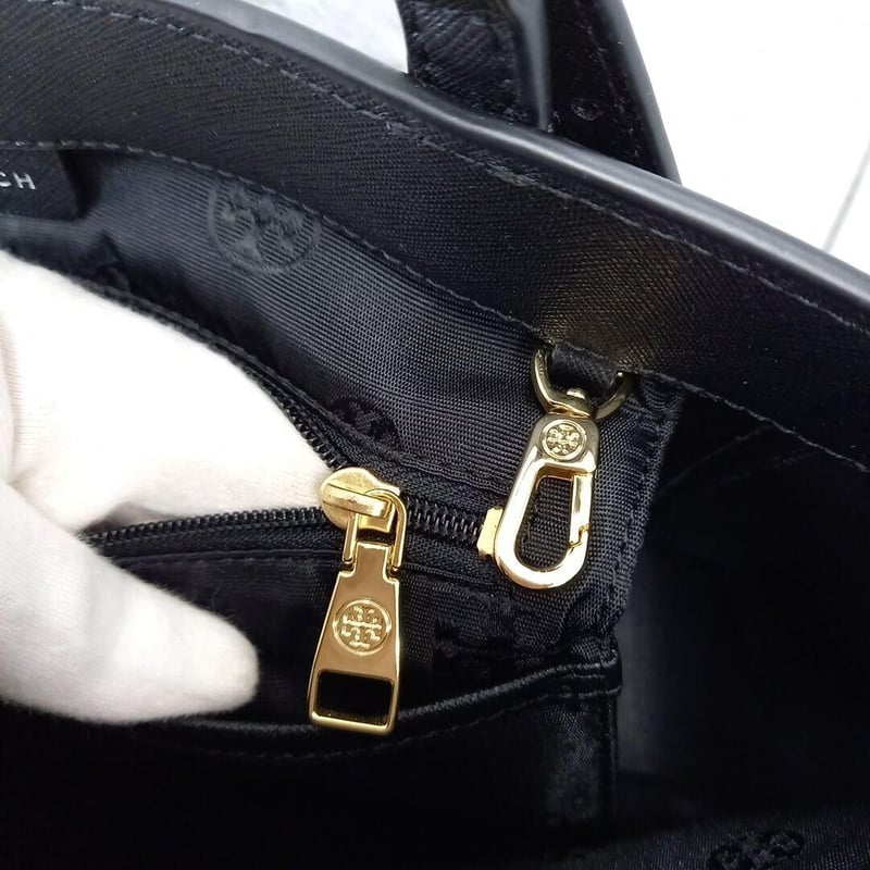 TORY BURCH 】トリーバーチ バッグ ハンドバッグ レザー ブラック